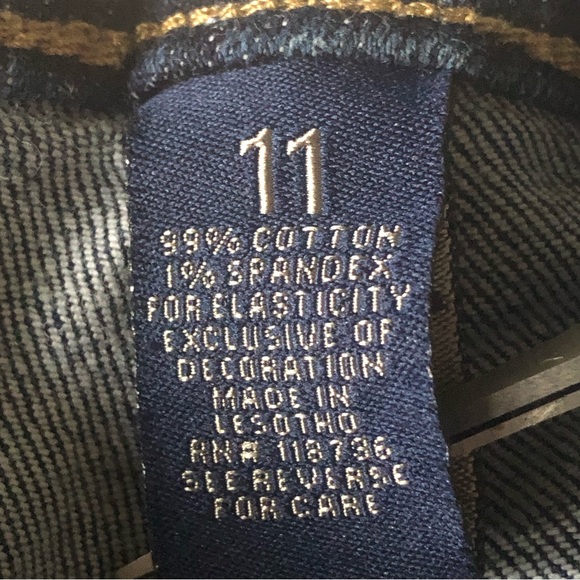 T Five Denim Low Rise Stretch Cuffed Distressed Jean Shorts - Picture 8 of 14